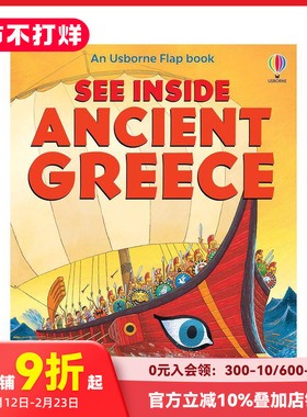 【预售】【翻翻书】古希腊 【See Inside】Ancient Greece 原版英文儿童绘本