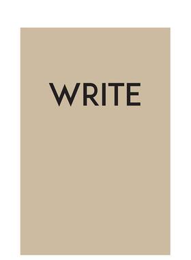 【现货】Write速写本 牛皮纸封面 Medium Kraft 文创随书赠礼送人 善本图书Chartwell Books