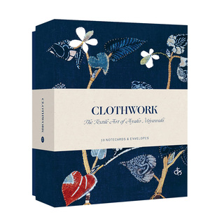 Clothwork 布艺作品卡片 Notecards 英文原版 善本图书 进口艺术 现货