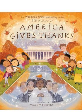 【现货】感恩美国 America Gives Thanks 原版英文儿童绘本