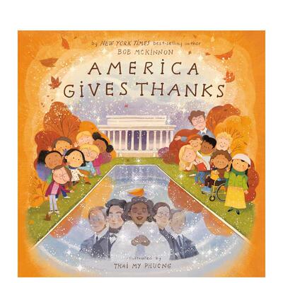 【现货】感恩美国 America Gives Thanks 原版英文儿童绘本