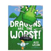 善本图书 Dragons 现货 Worst 巨龙坏坏 the 英文儿童绘本 Are 原版