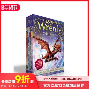 【现货】英文原版 鹪鹩王国系列4(盒装) Kingdom of Wrenly Collection 4  儿童英语故事小说课外阅读 6岁以上 进口书