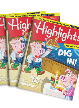 【订阅】 Highlights for Children 儿童杂志 美国英文原版 年订12期 J031 善本图书
