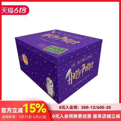 【预售】哈利波特#1-7魔法盒装 猫头鹰邮筒版 Harry Potter Owl Post Box Set 原版英文青少年读物 善本图书
