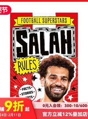 【现货】足球明星特辑：萨拉赫 【Football Superstars】Salah Rules 原版英文漫画