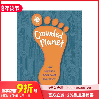 【预售】拥挤的星球：人类如何统治世界 Crowded Planet 原版英文儿童绘本 善本图书