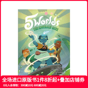 5个世界第5部：翡翠之门 善本图书 Comics Emerald 现货 英文漫画 Gate Worlds 进口书籍Marvel Book 正版 5：The