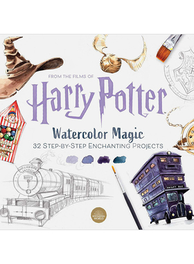 【现货】哈利·波特神奇水彩 Harry Potter Watercolor Magic 艺术美术绘画教程指南 英文原版进口画册 善本图书