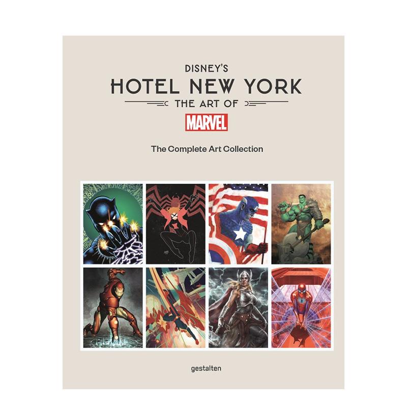 【现货】巴黎迪斯尼纽约酒店:漫威艺术收藏之地 Disney's Hotel New York: The Art of Marvel 原版英文旅行