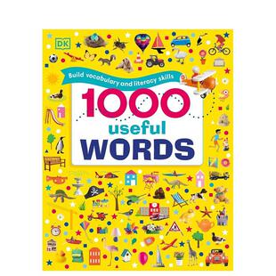 Vocabulary 预售 Words and 原版 1000 Skills DK常用英语1000词 英文语言学习 Useful Literacy Build