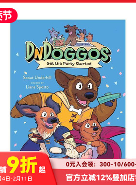 【预售】让派对开始 【DnDoggos】Get the Party Started 原版英文儿童漫画