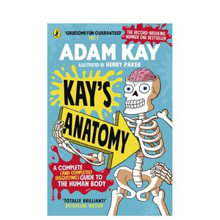 【现货】凯的解剖学 人体指南完整版 Kay s Anatomy A Complete Guide to the Human Body Adam Kay 英文原版儿童科普 善本