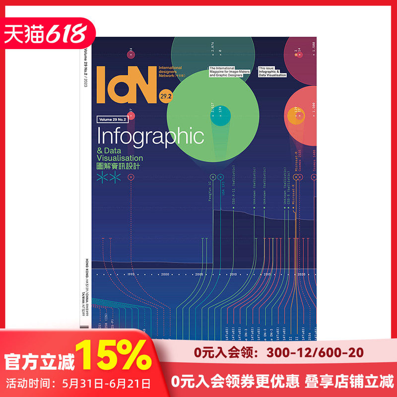 【现货】IdN 2023年02期 V29N2 繁体中文原版设计杂志 善本图书