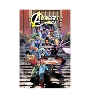 The 英文漫画书 漫威漫画 原版 Scenario Serpent Assemble Avengers 复仇者集结：蛇之场景 预售