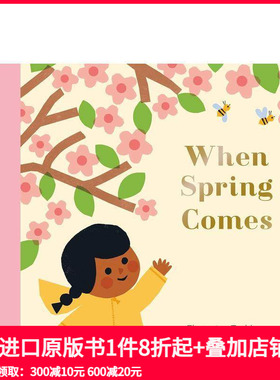 【现货】英国国民信托：当春日来临 【My Favourite Seasons】National Trust: When Spring Comes 原版英文儿童绘本