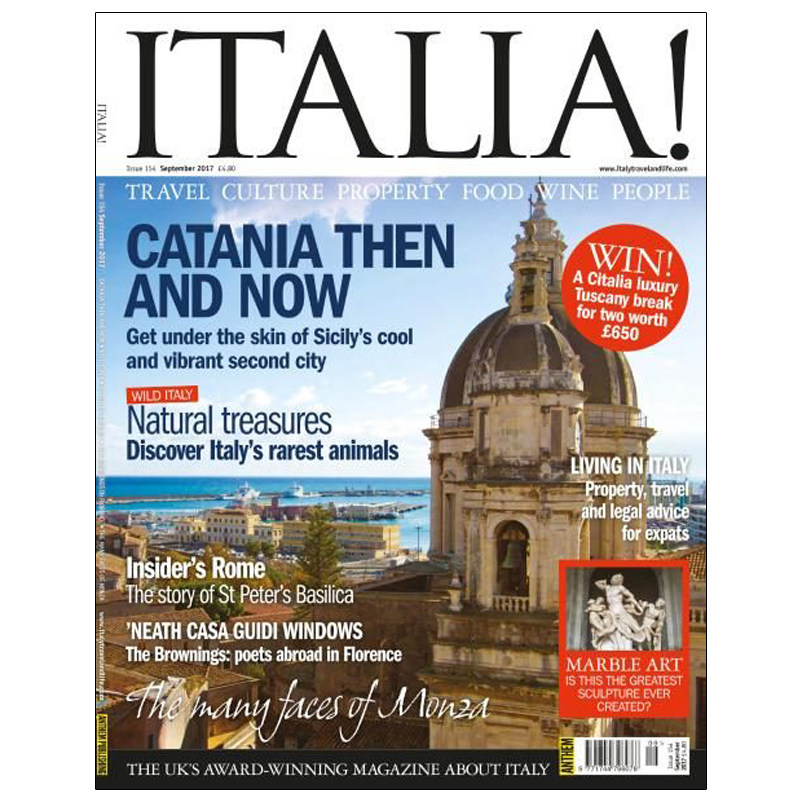 【订阅】Italia! 意大利 生活杂志 英国 英文 正版 杂志期刊 介绍旅游，假期和经济到食物，葡萄酒和文化等 年订12期 E281