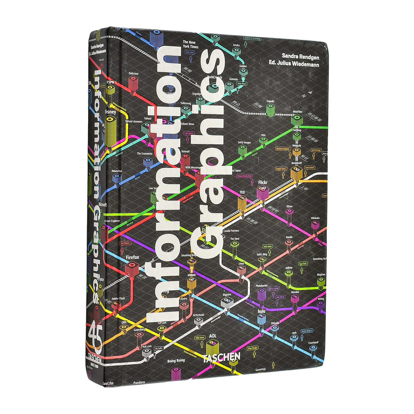 【现货】【TASCHEN】信息图形设计全书 【45th Anniversary Edition】Information Graphics 原版英文字体图案标志设计