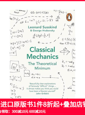 【预售】【简易理论】经典力学 【The Theoretical Minimum】Classical Mechanics 原版英文社会科学 善本图书