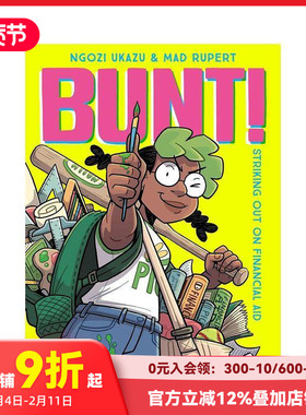 【预售】短打！ Bunt! 原版英文儿童漫画 善本图书