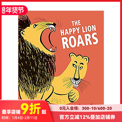 【预售】快乐的狮子吼叫 The Happy Lion Roars 原版英文儿童绘本 善本图书