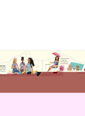 【预售】芭比的梦中情车 Barbie Dream Car 原版英文儿童趣味 善本图书