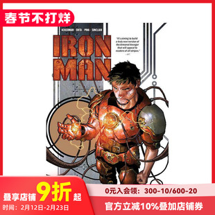 【预售】钢铁侠 卷1：斯塔克-罗克森之战 Iron Man Vol. 1 原版英文漫画书 利策奖获奖记者SpencerAckerman创作 漫威漫画