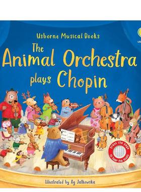 【现货】【有声书】动物乐团演奏肖邦 【Sound Books】The Animal Orchestra Plays Chopin 原版英文儿童趣味
