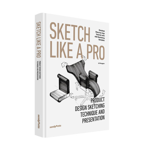 【现货】【Sendpoints】产品造型设计手绘Sketch Like A Pro 商品品牌包装设计入门绘画案例集 英文版  善本出版图书