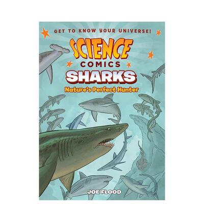【预售】 鲨鱼：大自然的完美猎人 【Science Comics】Sharks: Nat