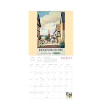 【预售】英伦复古旅行海报 2027年挂历（艺术日历） English Travel Posters Wall Calendar 2027 (Art Calendar) 原版日历 thumbnail 3