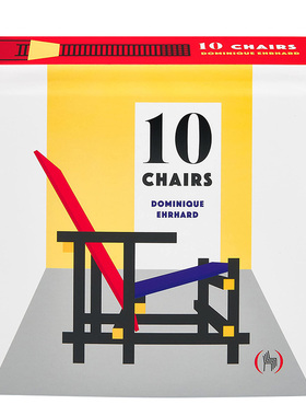 【现货】英文版 10把设计大师的椅子立体书 10 Chairs 椅子作品展示Dominique Ehrhard 英文原版艺术创意节日送礼佳品 善本图书