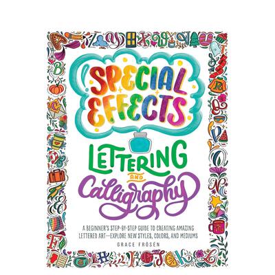 【现货】西洋艺术字书法特效 Special Effects Lettering and Calligraphy 原版英文艺术画册画集