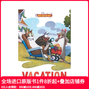 三个半故事 Vacation 英文儿童桥梁书 假期： 原版 善本图书 预售