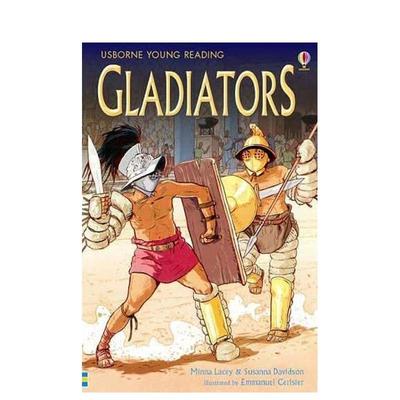 【预售】【Usborne分级阅读3】角斗士 Gladiators 原版英文儿童分阶阅读 善本图书