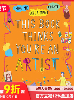 【现货】【T&H】这本书认为你是艺术家This Book Thinks You’re an Artist 6-12岁儿童趣味知识科普互动图册 英文原版