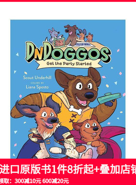 【预售】让派对开始 【DnDoggos】Get the Party Started 原版英文儿童漫画