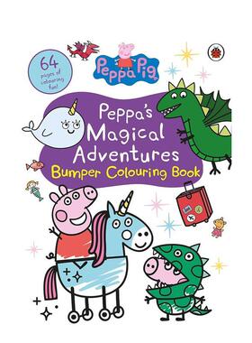 【预售】佩奇的魔法冒险保险杠着色书 Peppa's Magical Adventures Bumper Colouring Book 原版英文儿童趣味