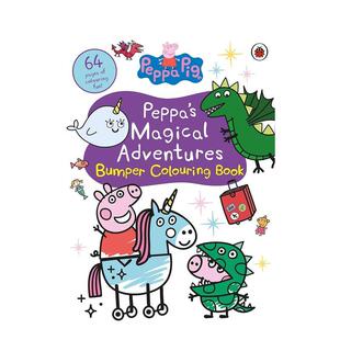 【预售】佩奇的魔法冒险保险杠着色书 Peppa's Magical Adventures Bumper Colouring Book 原版英文儿童趣味