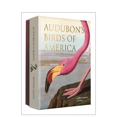 【预售】奥杜邦的美国鸟类：阿贝维尔感谢卡套装 Audubon's Birds of America:An Abbeville Notecard Set 原版明信片
