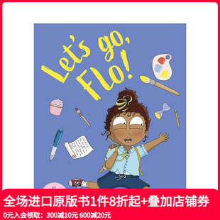 弗洛 Lets 英文儿童绘本 预售 善本图书 原版 走吧 Flo