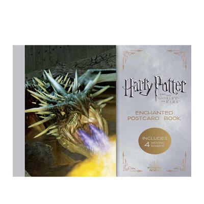 【现货】哈利-波特与火焰杯魔法 明信片 Harry Potter and the Goblet of Fire Enchanted Postcard Book 原版明信片
