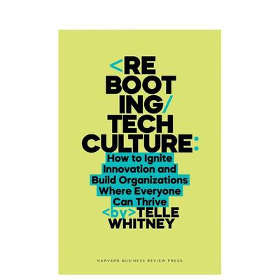 【预售】重启科技文化 Rebooting Tech Culture 原版英文商业行销