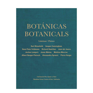 预售 植物摄影 Botanicals 摄影大师 荒木经惟坎宁安梅卡思Blossfeldt 植物
