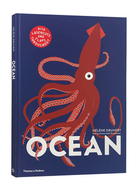 【现货】【Helene Druvert纸雕书】海洋 Ocean T&H 英文原版艺术儿童立体翻翻书 善本图书