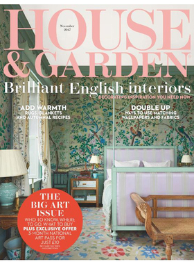 【订阅】 House&Garden 住宅与庭院 英国英文 室内设计杂志 年订12期 B016 善本图书