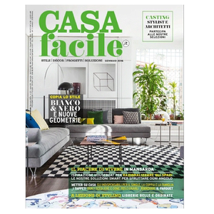 【订阅】 CASA FACILE 意大利版原版 时尚家居空间设计杂志 年订12期 B076