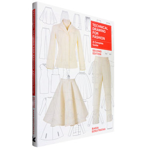 【自营】英文原版 时装技术制图 Technical Drawing for Fashion 服装设计图书