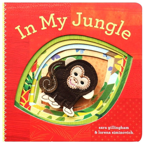In My Jungle手偶书 我的丛林  英文儿童趣味童书适合3-6岁