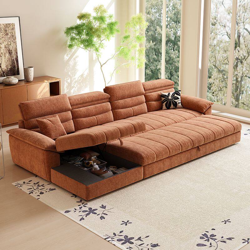 2026新款沙发床折叠一体两用小户型客厅推拉抽拉伸缩沙发床雪尼尔